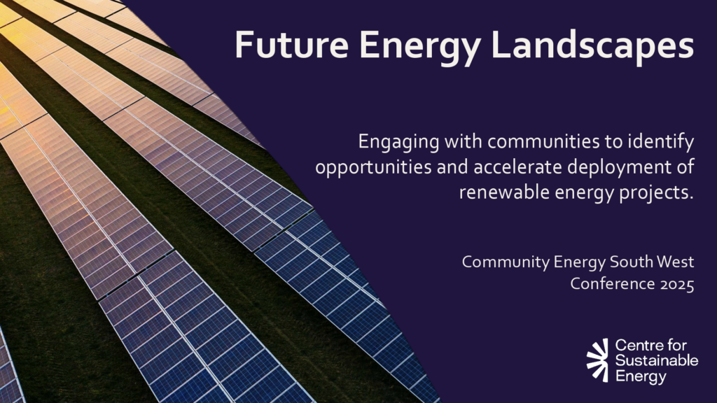 Future Energy landscapes